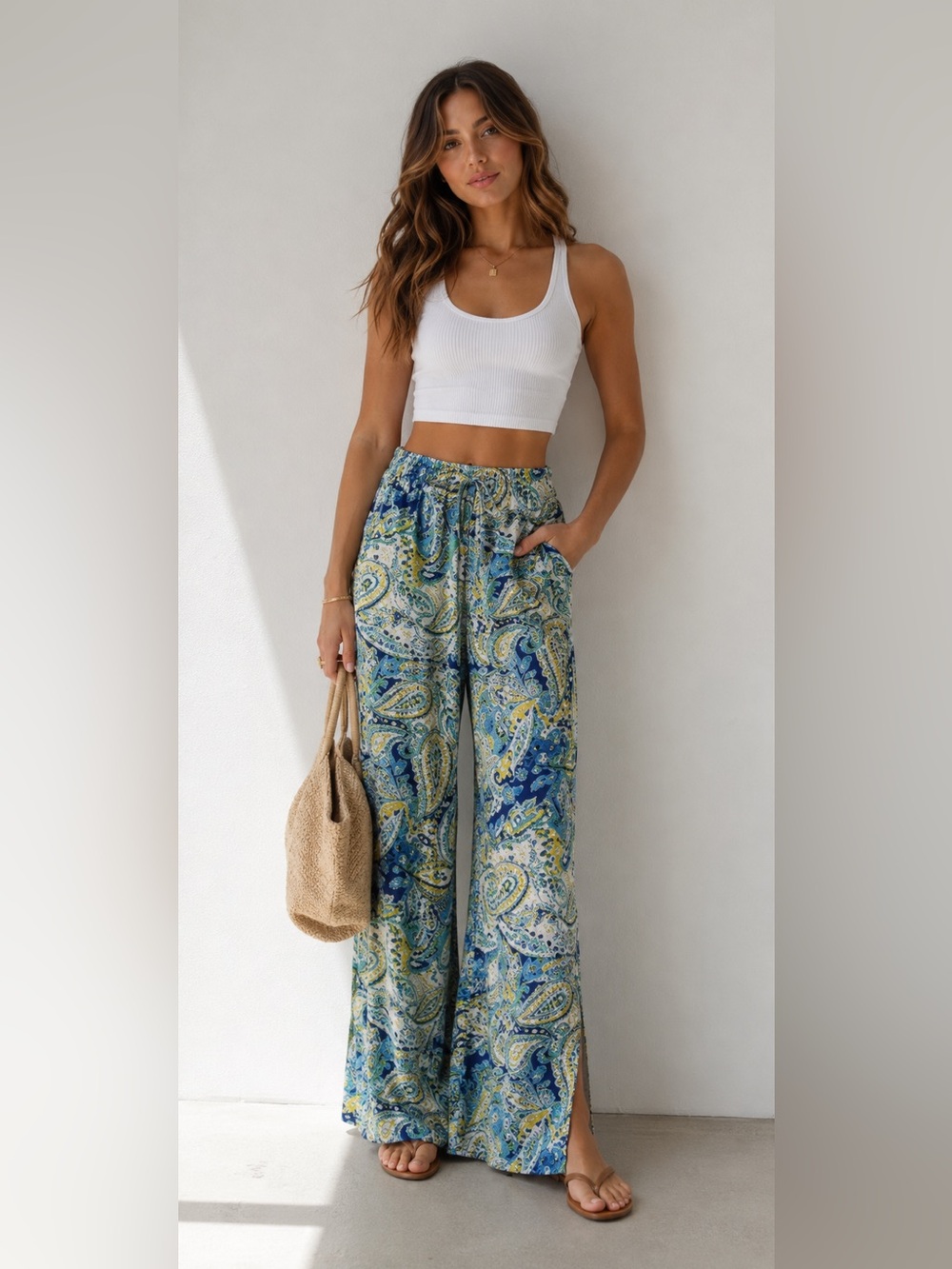Ralph Lauren Drawstrings High Waistline Pants Size PS